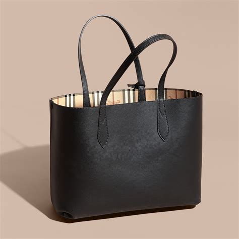 burberry black tote